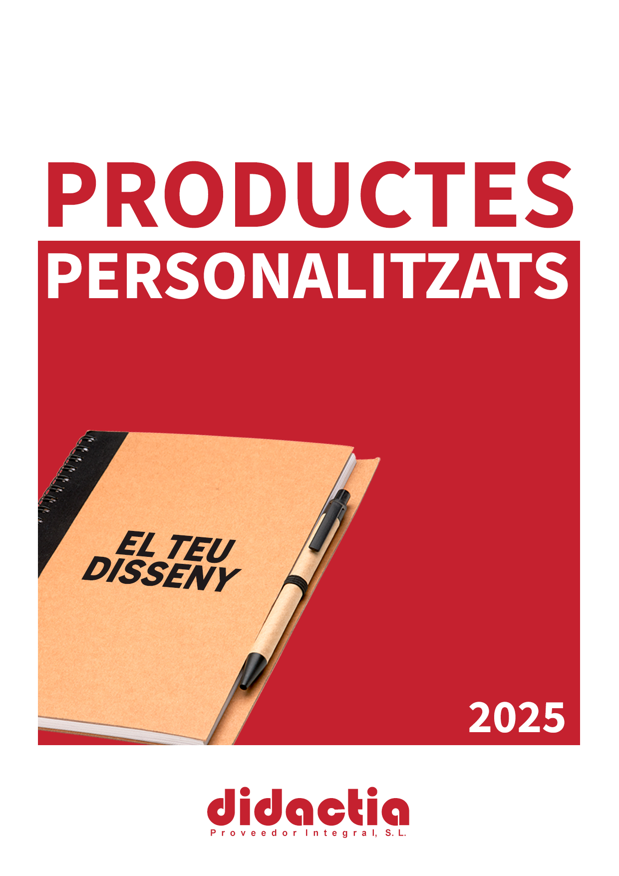Portada catàleg productes personalitzats 2025